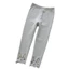 Quần Legging Bé Gái Họa Tiết Thỏ Dễ Thương Bo Gấu Uốn Lượn Chất Thun Cotton Co Giãn Mềm Mại