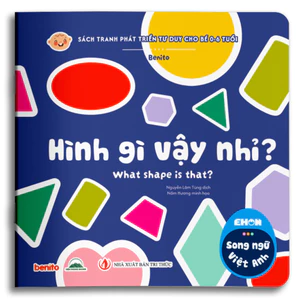 Sách - Bộ Ehon Song Ngữ Anh Việt - Hình Gì Vậy Nhỉ? - What Shape Is That?