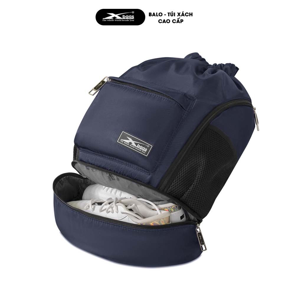 Balo Dây Rút Thể Thao Chống Thấm Nước, Có Ngăn Đựng Giày Xbags Wisdom XB 6005 Gọn Nhẹ Cá Tính!