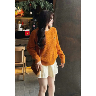 [Sẵn Ship]•𝙆𝙞𝙣𝙜𝙨𝙝𝙤𝙥𝙗𝙚𝙖𝙪𝙩𝙮•Áo Len Thừng Ngựa Cổ Tròn QC