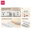 Ổ Điện Deli 2026 Ổ Cắm Điện Đa Năng Để Bàn Mẫu Mới Công Suất 2500W, Thông Minh Tích Hợp Cổng USB