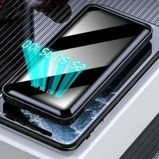 Sạc dự phòng 10000 mah pin dự phòng 4 cổng I - phone /Android/Type-c/USB Với đèn LED