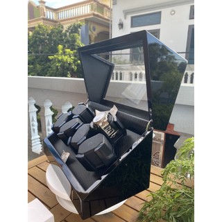 [ABIES] Hộp xoay đồng hồ cơ 6 xoay  [lắc tích cót trữ cót watch winder]