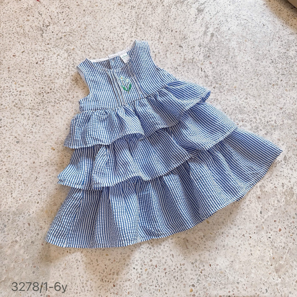 Váy hè bé gái 1–6 tuổi OP (9–26kg) thô cotton, thô lụa, váy trẻ em thoáng mát nhiều mẫu cute