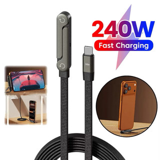 Cáp Xạc Kèm Giá Đỡ Cho Iphone Android
