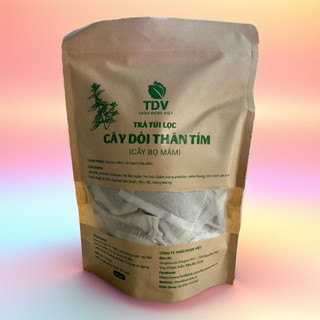 Cây Dòi (Cây bọ mắm) Loại Tím sấy khô  hổ trợ Thanh Nhiệt, Trừ Ho, Giảm Đau Họng - Hàng công ty Thảo Dược Việt