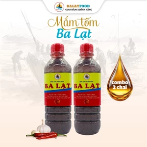 1 Lít Mắm Tôm BA LẠT, Thành Phần Hoàn Toàn Tự Nhiên Và Tốt Cho Sức Khỏe