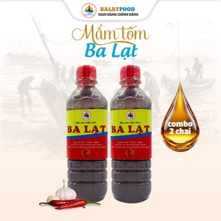 1 Lít Mắm Tôm BA LẠT, Thành Phần Hoàn Toàn Tự Nhiên Và Tốt Cho Sức Khỏe
