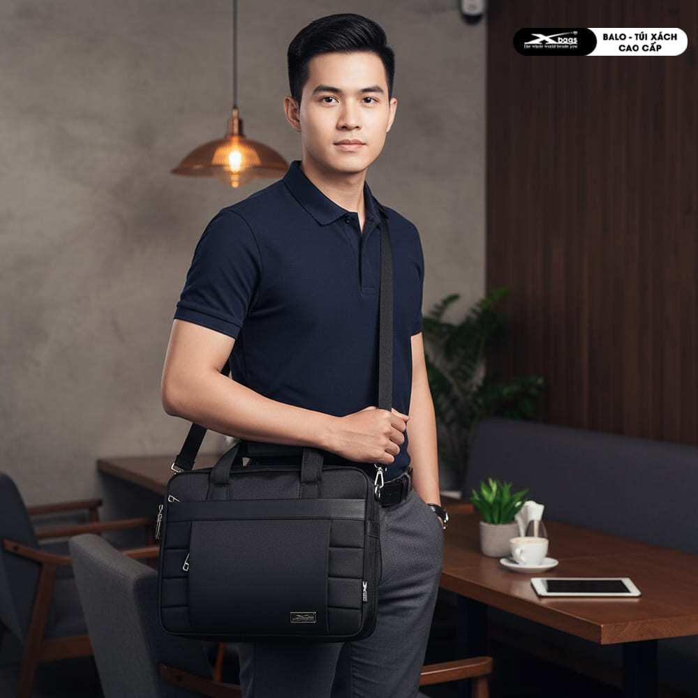 Cặp Doanh Nhân Đựng Laptop 17 Inch Có Khóa Mở Rộng Xbags Expand Pro XB 4002 Sang Trọng Đẳng Cấp!