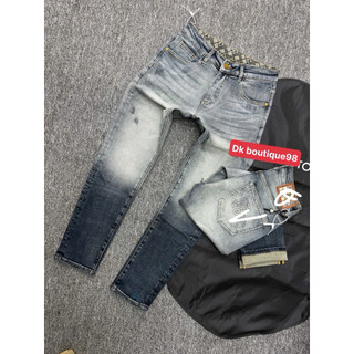 quần bò dài nam dk boutique màu xanh trơn hoạ tiết túi điểm nhấn cực đẹp,vải dầy mềm co dãn nhẹ giữ phom dáng chuẩn 1:1