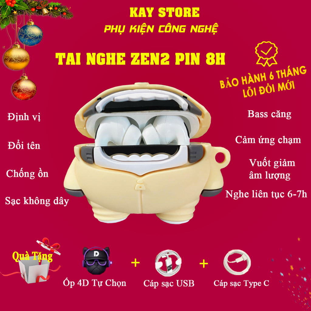 Tai Nghe Bluetooth A5 Pr0 Ge2 (PIN 8H) Bản Nâng Cấp Mới Tự Động Kết Nối Nhét Tai Nghe Nhạc Earphone