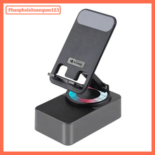 Loa Bluetooth Đa Năng KISONLI 3IN1 – Loa Nghe Nhạc Mini Kèm Giá Đỡ Điện Thoại Gập Xoay 360°