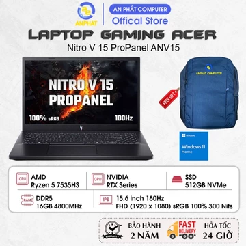 Acer Nitro Gaming Laptop – Ryzen 5 7535HS