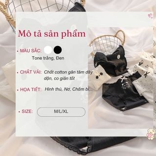 Quần lót nữ cotton cao cấp cạp vừa tôn dáng co giãn tốt họa tiết viền ren xinh xắn cute DEVARI L1172