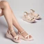Giày Sandal Nữ Đế Xuồng Quai Chéo 7cm Pixie P207