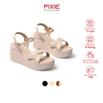 Giày Sandal Đế Xuồng 7cm Quai Chéo Thời Trang Pixie P207 — ảnh 1