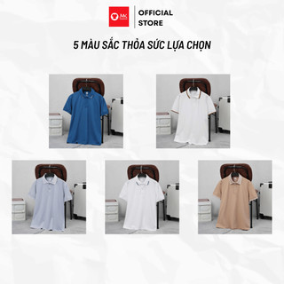 Áo thun nam MK polo luxury V2 vải cotton cao cấp co giãn 4chiều thoải mái thoáng khí cổ dệt lịch lãm