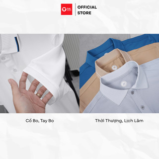 Áo thun nam MK polo luxury V2 vải cotton cao cấp co giãn 4chiều thoải mái thoáng khí cổ dệt lịch lãm