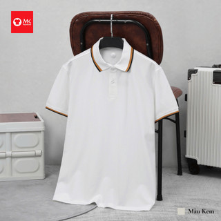Áo thun nam MK polo luxury V2 vải cotton cao cấp co giãn 4chiều thoải mái thoáng khí cổ dệt lịch lãm