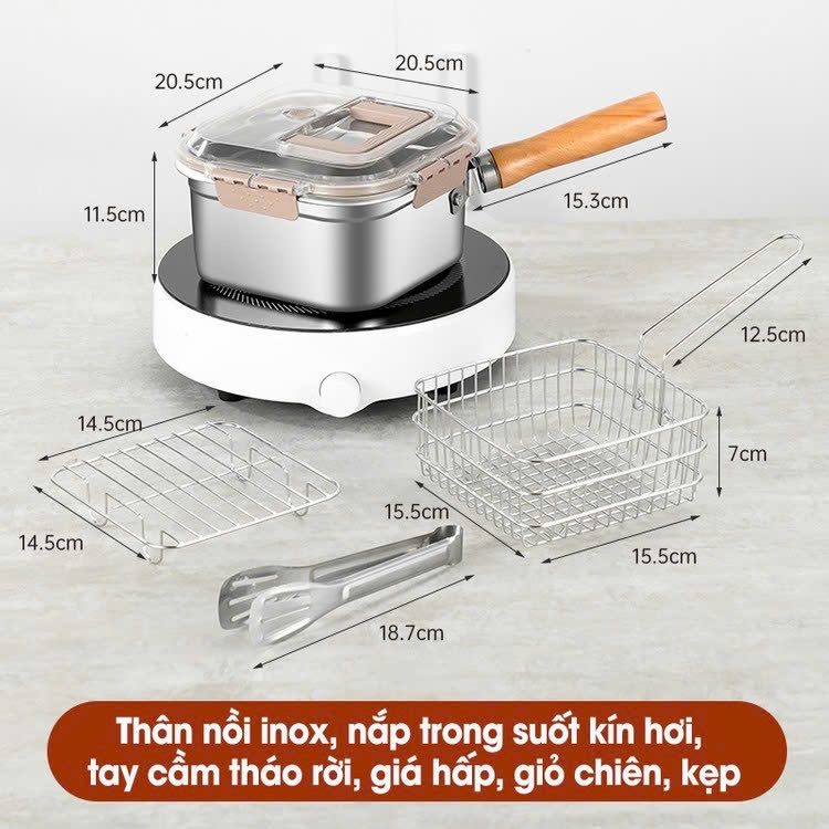 Nồi Tiêu Chuẩn - Nồi Chiên Đa Năng