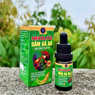 Sâm nuôi gà chế độ đ.á (50ml, 10ml) Hepalive giành cho chiến kê tăng lực mau tới pin hừng gà dẻo dai