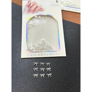 Túi Phụ Kiện Charm Nơ Set 30 Cái Màu Silver, 7 Mẫu Siêu Đa Dạng