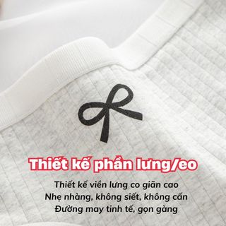 Quần lót nữ cotton kháng khuẩn thoáng khí co giãn linh hoạt cạp vừa tôn dáng họa tiết xinh xắn L1108