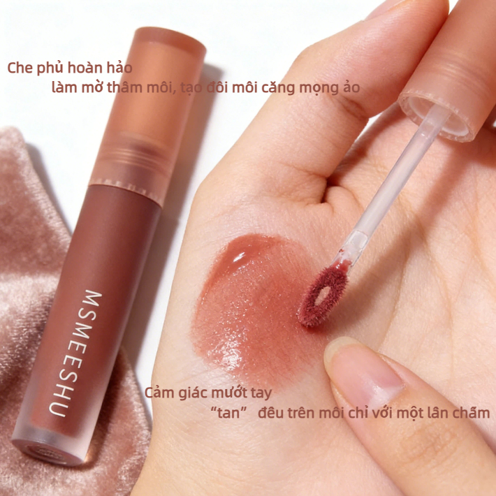 💄 SON LÌ MSMEESHU | 3.8g Sang Trọng | Màu Lên Chuẩn & Không Khô Môi