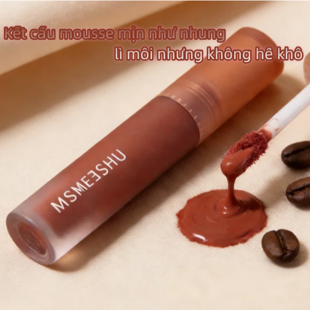 💄 SON LÌ MSMEESHU | 3.8g Sang Trọng | Màu Lên Chuẩn & Không Khô Môi