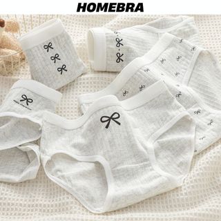 Quần lót nữ cotton kháng khuẩn thoáng khí co giãn linh hoạt cạp vừa tôn dáng họa tiết xinh xắn L1108
