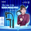 Máy mát xa cầm tay KATA MG22 Pro, Thiết kế đa năng, 2 tay cầm, động cơ không chổi than, 4 đầu massage chuyên biệt