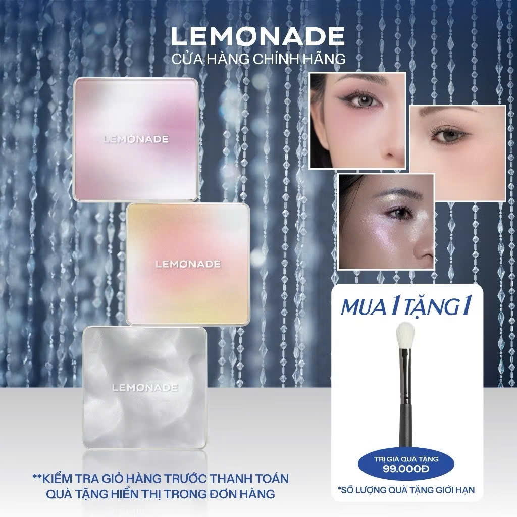 [MỚI] Phấn mắt LEMONADE đa năng nhũ sáng Aesthtic multi task | NHÍM HOUSE