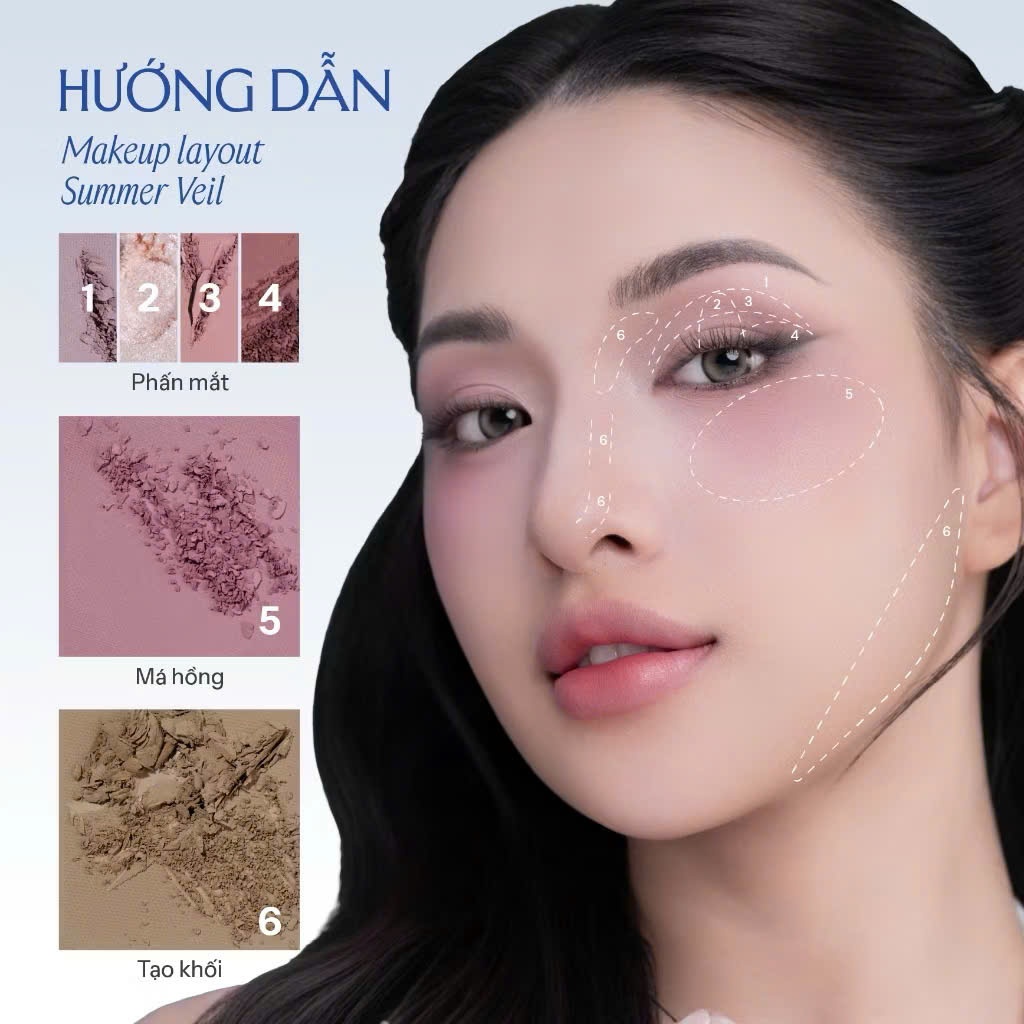 [MỚI] Phấn mắt LEMONADE đa năng nhũ sáng Aesthtic multi task | NHÍM HOUSE