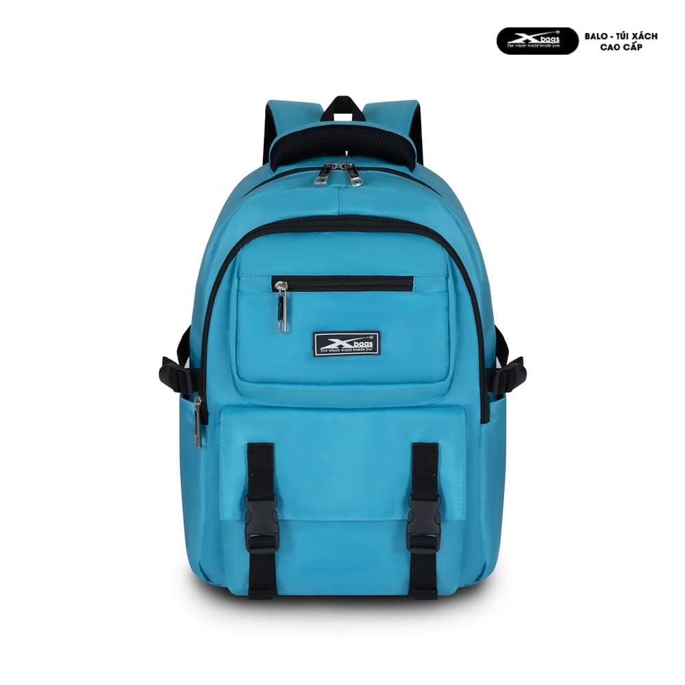Balo Trung Học Chống Nước Xbags Sea Blue XB 3201 Cao Cấp, Trẻ Trung Cá Tính, Đựng Laptop 15.6 Inch!