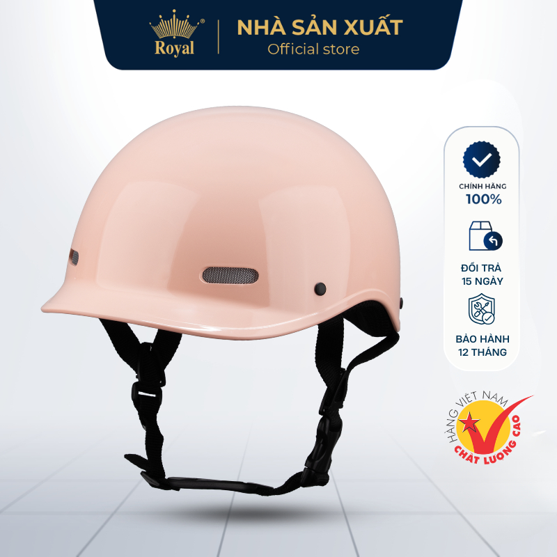 Mũ Bảo Hiểm Cá Heo Chính Hãng Asia A09 Lưỡi Trai Cá Tính, Nón Bảo Hiểm Nửa Đầu Phong Cách