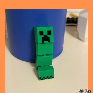Mô hình móc khóa Minecraft có khớp nối, trang trí bàn học, balo Toys 3d