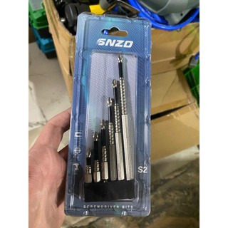Bộ vít chống trượt INOX bền bỉ mũi vít có từ tính mạnh, răng bám dính vít, đầu khẩu 1/4 phù hợp máy bắn vít, tay cầm vặn