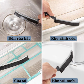 Bàn Chải Vệ Sinh Khe Hở, GÓC CHẾT Khó Vệ Sinh Như Góc Nhà Tắm, Góc Tường, Góc Lababo, Toilet, Khe Cửa Nhà Bếp
