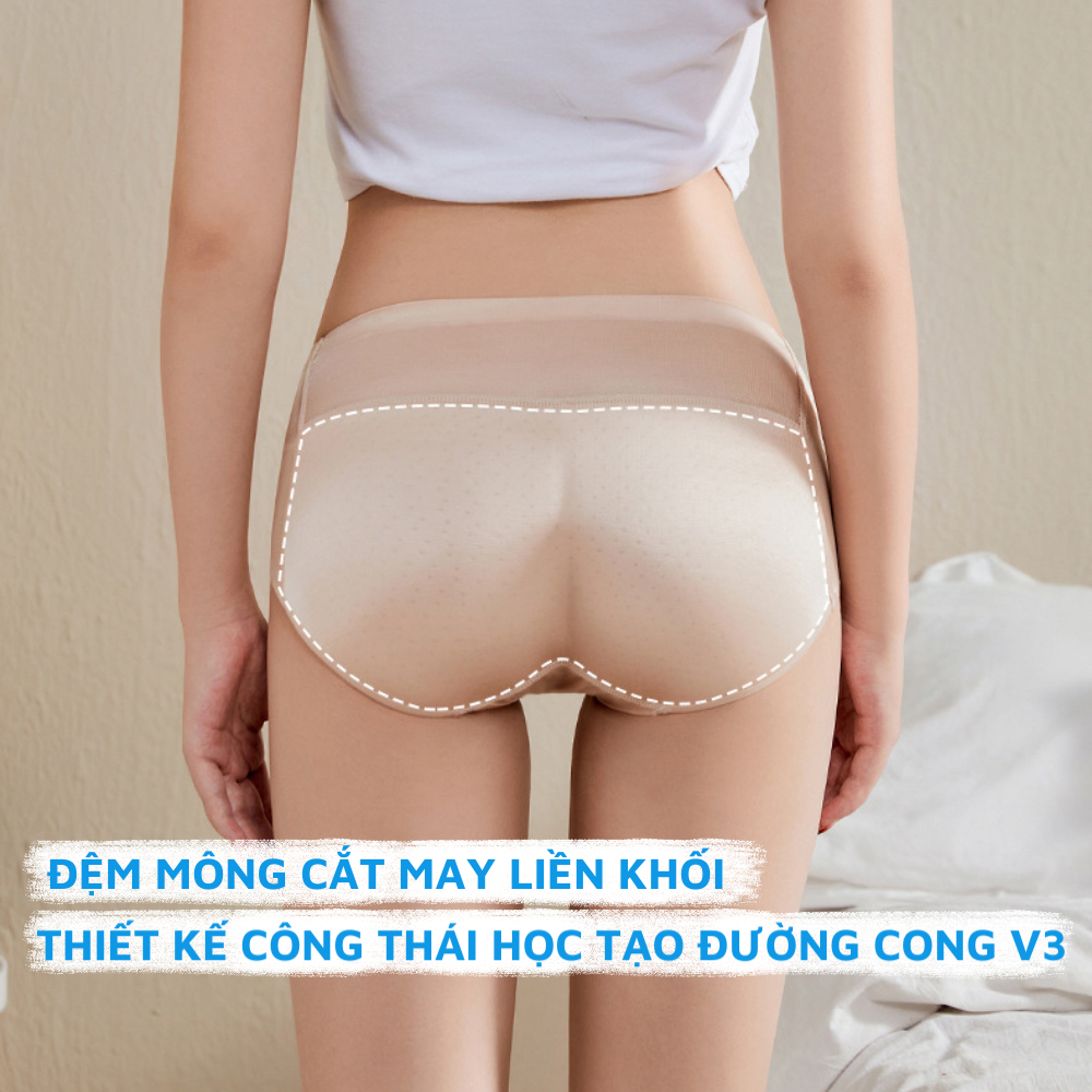 [ BST MỚI 2026 ] Quần Lót Độn Mông Đúc Su Gen Bụng Thông Hơi Nâng Mông Cao Cấp Cạp Cao Không Lộ Viền ZANABRA N8562