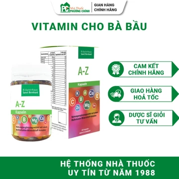 Vitamin Tổng Hợp Sanct Bernhard AZ Kapseln - Bổ Sung Vitamin Bà Bầu & Mẹ Sau Sinh 60 Viên/Hộp