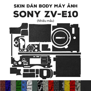 Skin 3M dán Sony ZV-E10 Mark I (Nhiều mẫu) | Miếng dán Film 3M chống bám bẩn cho body máy ảnh zve10 mark 1