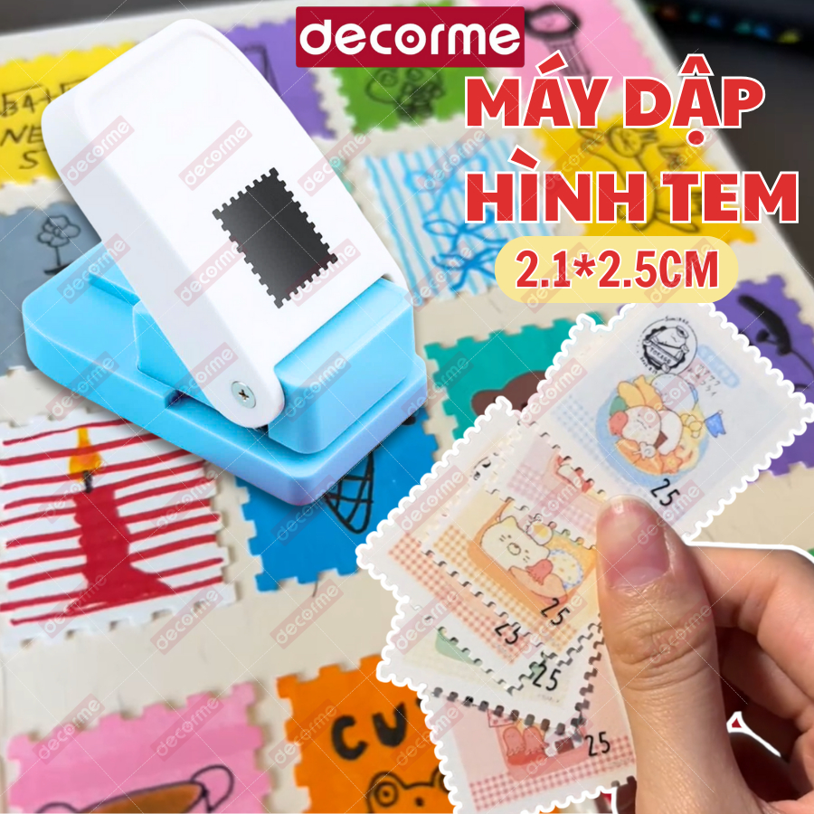 Máy Dập Nổi Tem Viền Stamp Border Punch Cắt Giấy Scrapbook DIY Postage ...