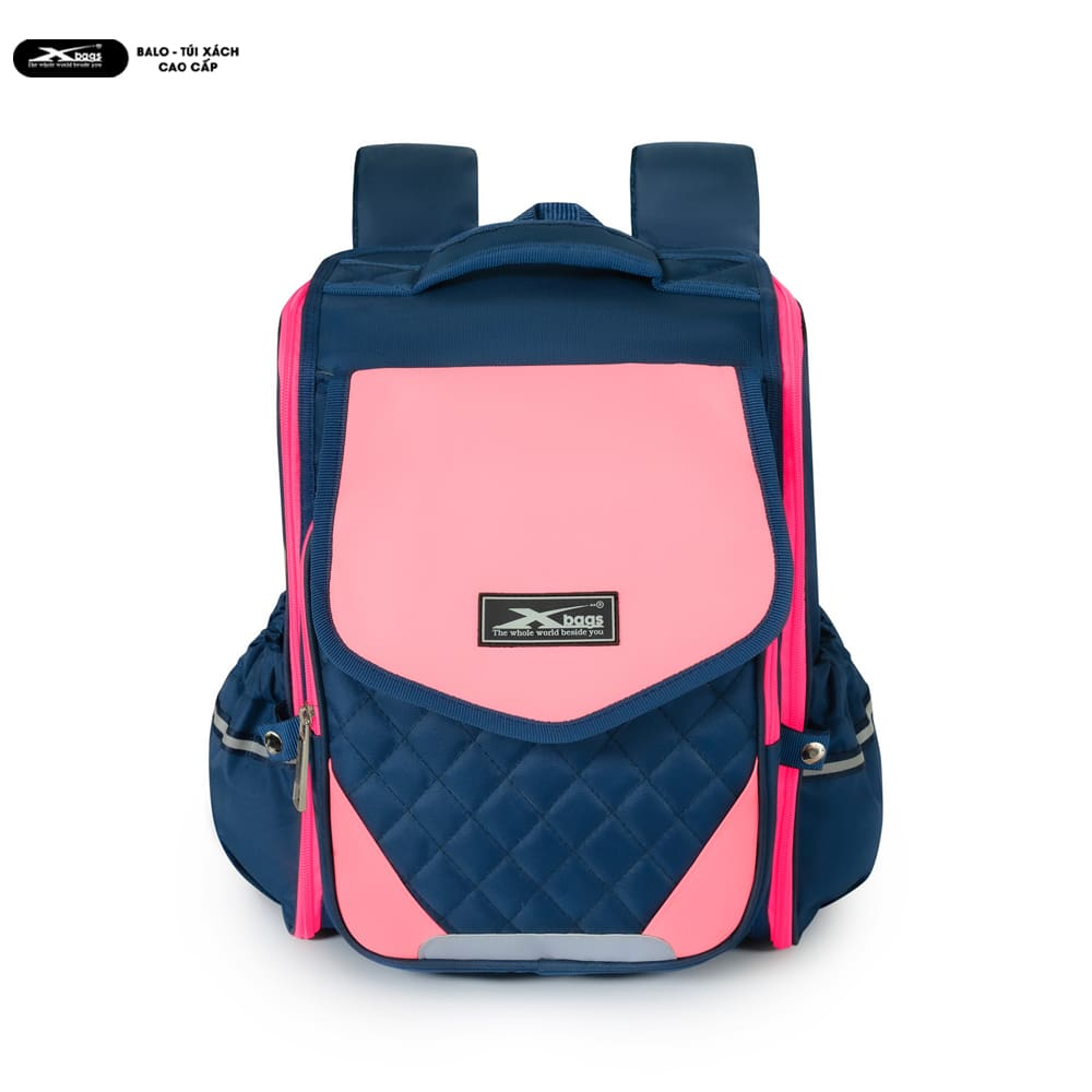 Ba Lô Chống Gù Cho Bé Gái Đi Học Xbags XB 3107 Dễ Thương, Đệm Lưng Êm, Nhiều Ngăn, Nhẹ, Bền!