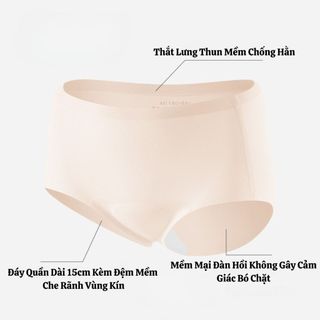 Combo 3 Quần Lót Nữ Su Thiết Kế Đệm Mềm Êm Ái Che Rãnh Vùng Kín, Quần Chip Thoáng Khí King Shop L-0523
