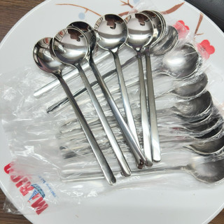 (1 chiếc)Thìa Cà Phê INOX 304 nhỏ 15cm (angel 15) Trắng Bạc Đầu Tròn, Dày Sáng Đẹp Thép Không Rỉ