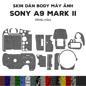 Skin 3M dán Sony A9 Mark II (Nhiều mẫu) | Miếng film dán chống bám bẩn cho body máy ảnh