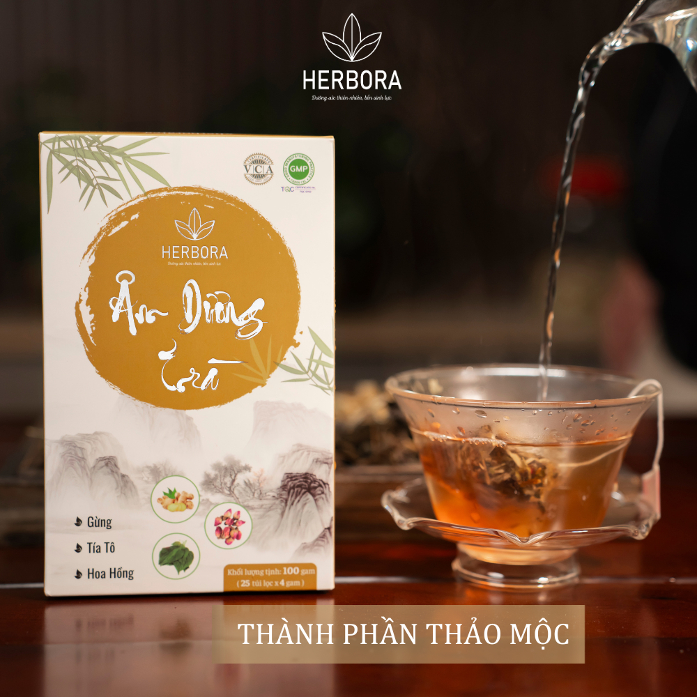 Âm Dương Trà Herbora Tea Hỗ Trợ Tiêu Hoá, Giúp Làm Ấm Cơ Thể Giải Cảm ...