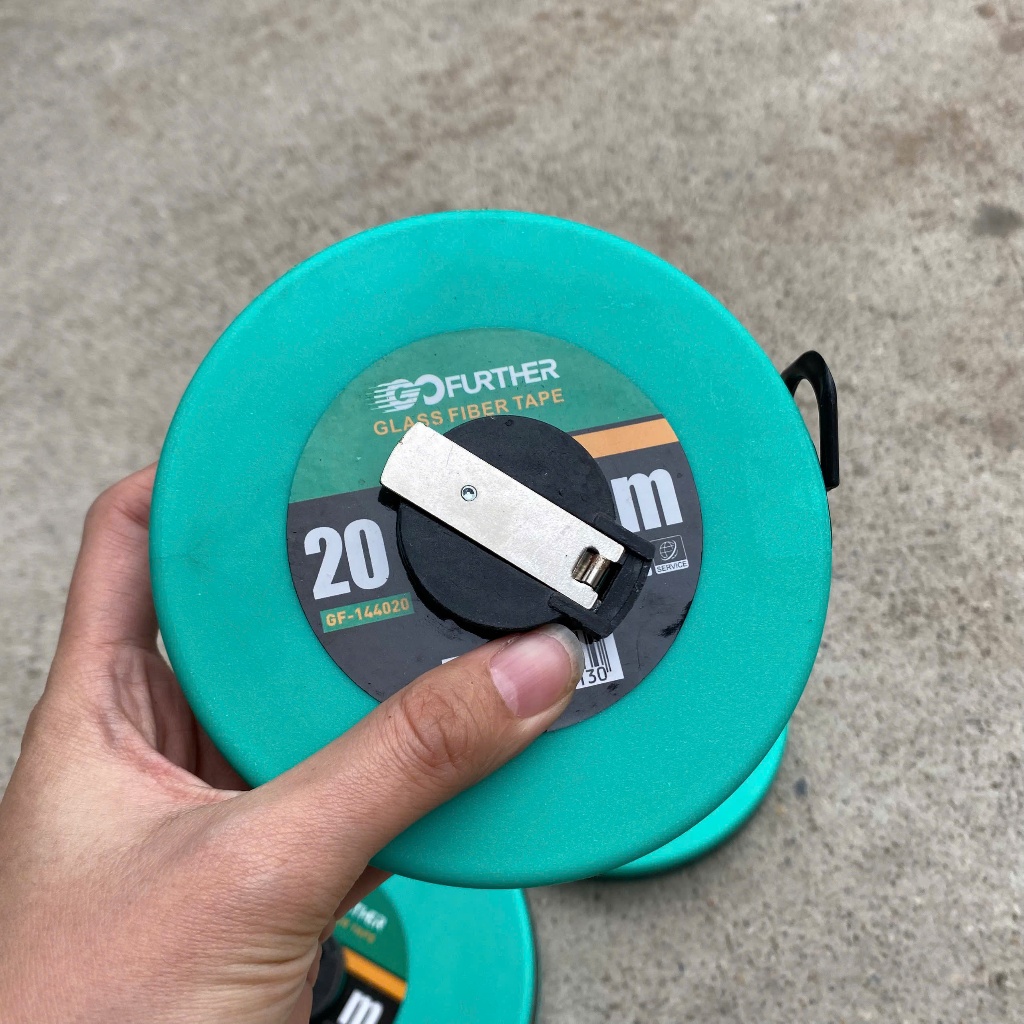 Thước Dây Cuộn GoFuther 20M/30M/50M Chính Hãng – Thước Dây Sợi Vải Đo Đạc Chính Xác