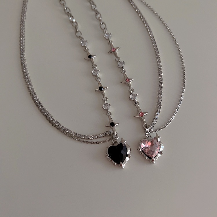 Spice Girls khoan tình yêu Mangstar Necklace thời trang nữ xương đòn chuỗi