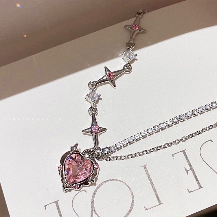 Spice Girls khoan tình yêu Mangstar Necklace thời trang nữ xương đòn chuỗi